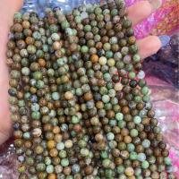 Perles opales de mer, Opale verte, Rond, DIY & normes différentes pour le choix, couleurs mélangées, Vendu par Environ 38 cm brin