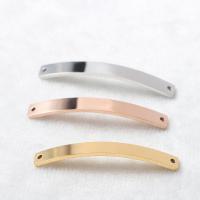 Stainless Steel Connector, 304 Stainless Steel, Elephant, polished, DIY, more colors for choice, 39x4mm, Hole:Approx 1mm, Sold By PC