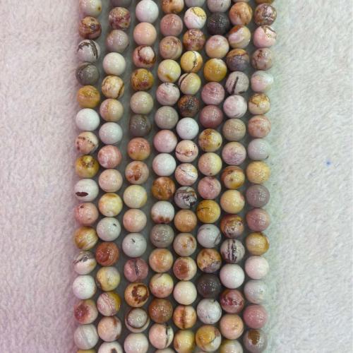 Agaat kralen, Ronde, DIY & verschillende grootte voor keus, gemengde kleuren, Per verkocht Ca 38 cm Strand