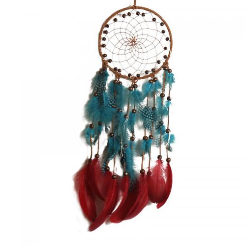 Fashion Dream Catcher Feather with Nylon & Iron for home and office mixed colors 480mm Sold By PC