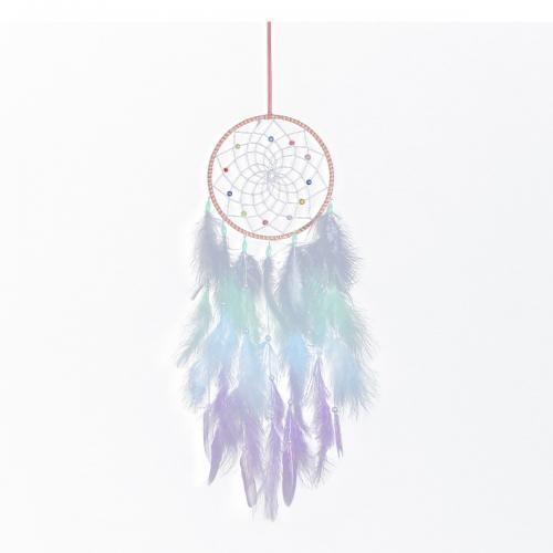 Fashion Dream Catcher Feather with Rattan & Nylon for home and office mixed colors 510mm Sold By PC