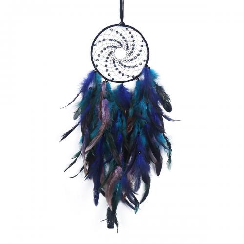 Fashion Dream Catcher Feather with Rattan & Nylon & Iron handmade for home and office 550mm Sold By PC