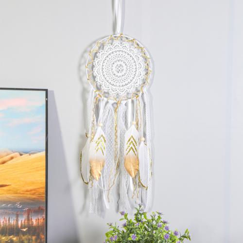 Fashion Dream Catcher Feather with Lace & Iron handmade for home and office 410mm Sold By PC