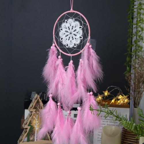 Fashion Dream Catcher Feather with Nylon & Iron handmade for home and office 550mm Sold By PC