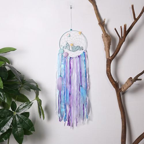 Fashion Dream Catcher Feather with Rattan & Nylon & Iron handmade for home and office mixed colors 700mm Sold By PC