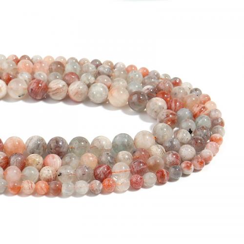 Gemstone smykker perler, Runde, du kan DIY & forskellig størrelse for valg, blandede farver, Solgt Per Ca. 38 cm Strand