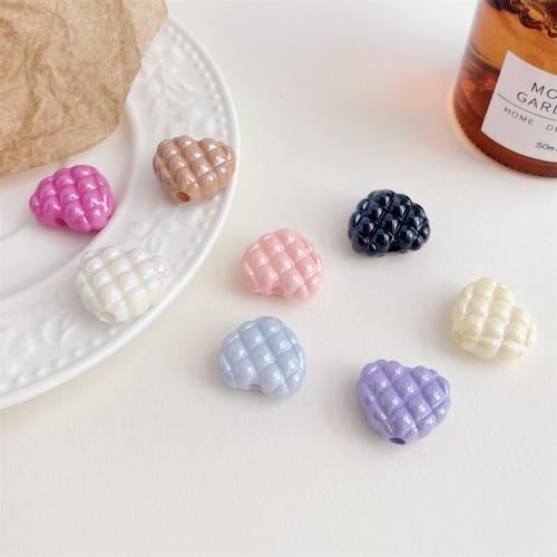 Acrylic Jewelry Beads Heart DIY Sold By Bag