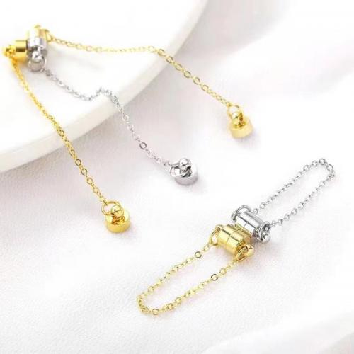 Brass Magnetic Clasp with Zinc Alloy plated DIY Sold By PC