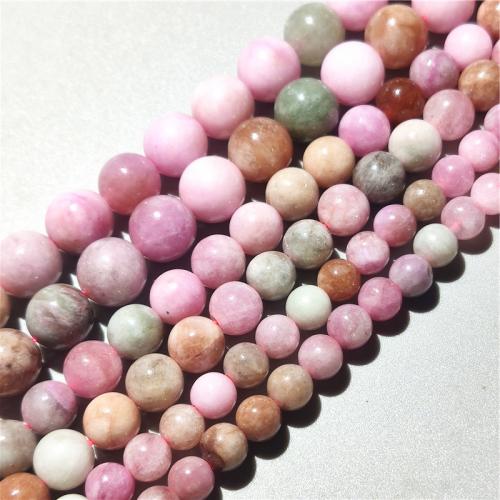 Natural Chalcedony Bead Round DIY mixed colors Sold Per Approx 36-38 cm Strand