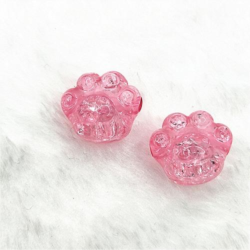 Transparent Acrylic Beads Claw DIY Approx Sold By Bag
