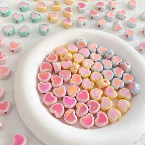 Acrylic Jewelry Beads Heart DIY Approx 3.9mm Sold By PC