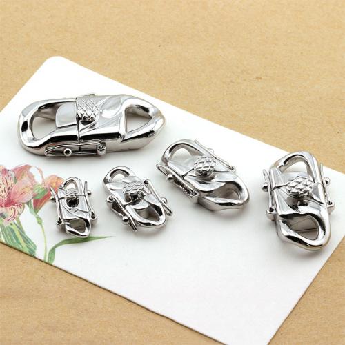 Stainless Steel Jewelry Clasp 316 Stainless Steel polished DIY original color Sold By PC