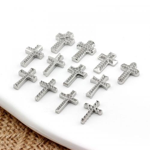 Stainless Steel Cross Pendants 316 Stainless Steel DIY original color Sold By PC