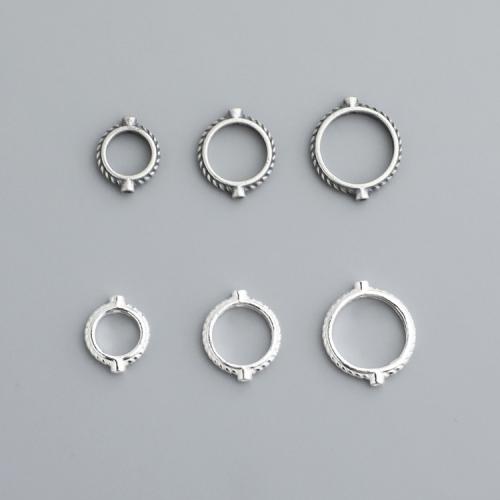 925 Sterling Silver Frame Bead, DIY & different size for choice, more colors for choice, Sold By PC