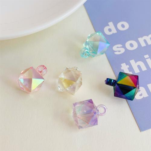 Plated Acrylic Beads UV plating DIY 16mm Sold By Bag