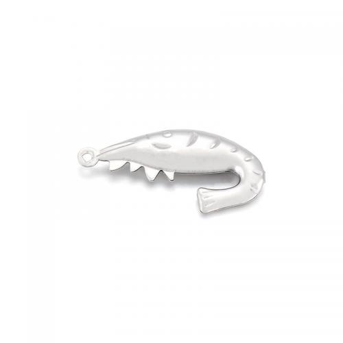 Stainless Steel Animal Pendants 304 Stainless Steel Lobster DIY original color Sold By PC