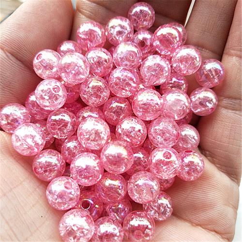 Acrylic Jewelry Beads Round DIY Approx 2.84mm Sold By Bag
