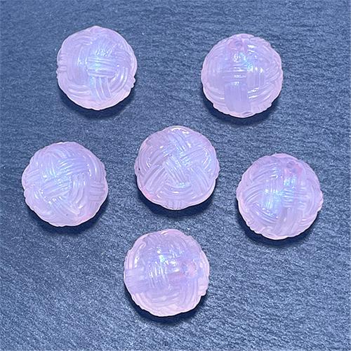 Acrylic Jewelry Beads DIY & luminated 15.04mm Approx Sold By Bag
