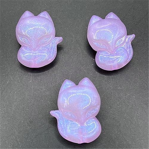 Acrylic Jewelry Beads Fox DIY & luminated Approx Sold By Bag