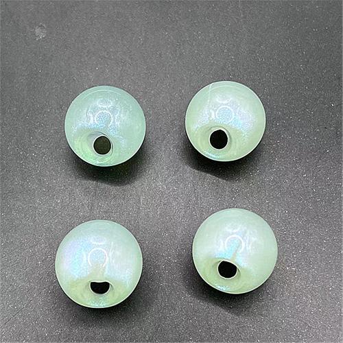 Acrylic Jewelry Beads DIY & luminated 16mm Approx Sold By Bag