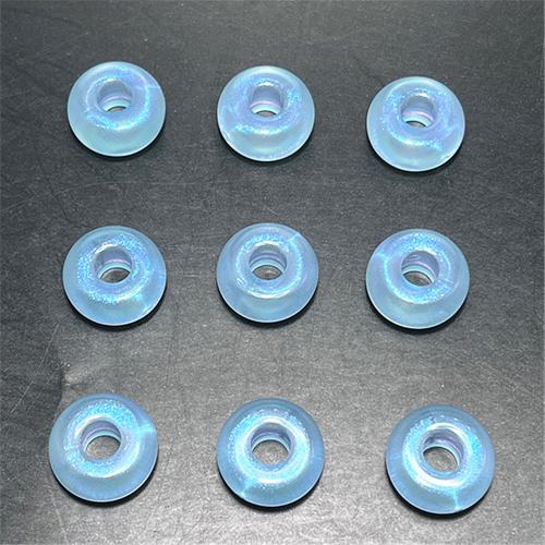 Acrylic Jewelry Beads Donut DIY 14mm Sold By Bag