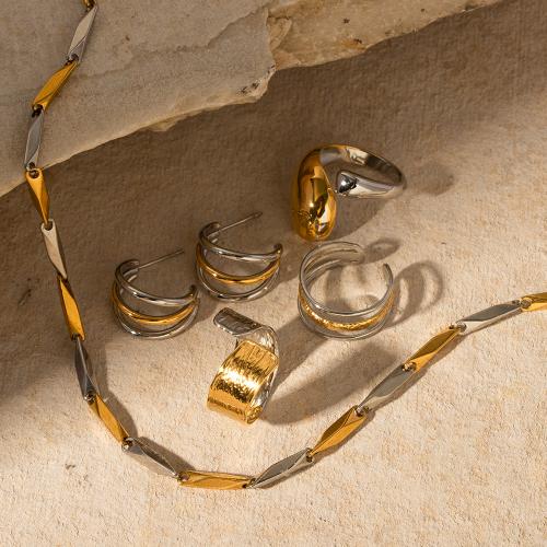 Stainless Steel smycken Ställer, 304 rostfritt stål, mode smycken & olika stilar för val & för kvinna, Säljs av PC