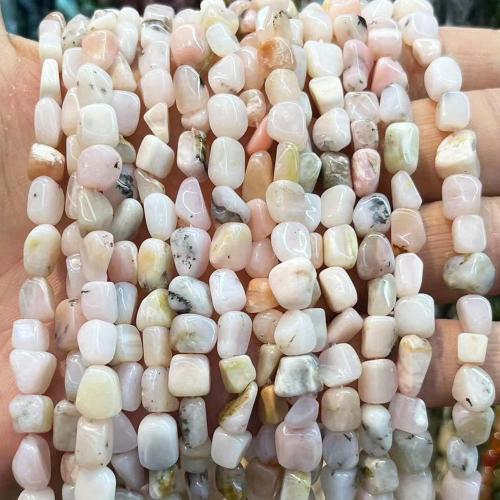 Perles opales de mer, opale rose, pepite, DIY, couleurs mélangées, 6x8mm, Vendu par Environ 38 cm brin