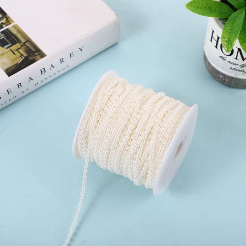 Plastic Chain ABS Plastic Pearl Dome DIY Approx Sold By Spool