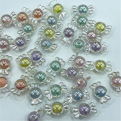collier en perle acrylique , bonbon, DIY, plus de couleurs à choisir, 9x17mm, Environ 970PC/sac, Vendu par sac