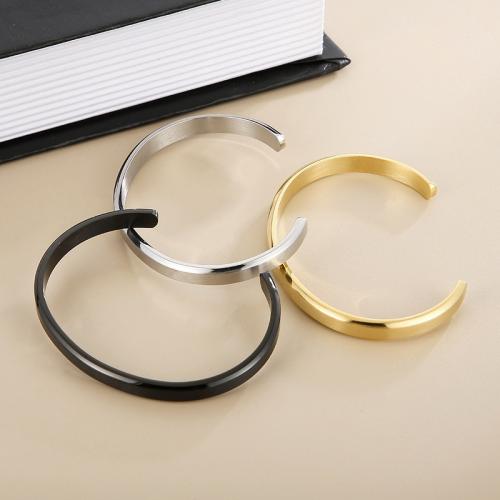 Stainless Steel Bangle 304 Stainless Steel fashion jewelry & for man 6mm Inner Approx 60mm Sold By PC