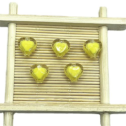 Bead in Bead Acrylic Beads Heart DIY 11mm Approx 1.8mm Approx Sold By Bag