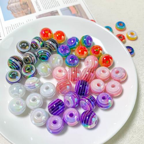 Acryl sieraden kralen, Ronde, DIY, meer kleuren voor de keuze, 14mm, Ca 6pC's/Bag, Verkocht door Bag