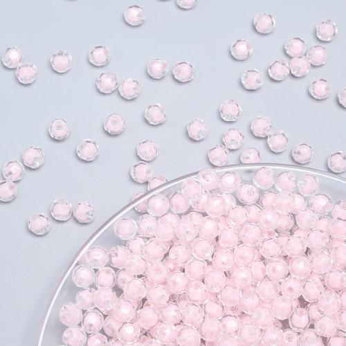 Transparente Acryl-Perlen, Acryl, rund, DIY, keine, 9.50mm, Bohrung:ca. 2mm, 115PCs/Tasche, verkauft von Tasche