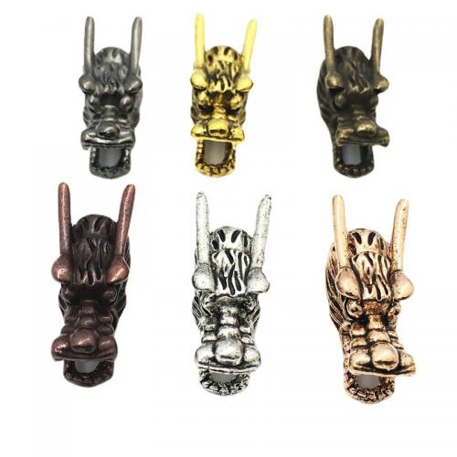 Zinc Alloy Spacer Beads Dragon plated DIY Sold By PC