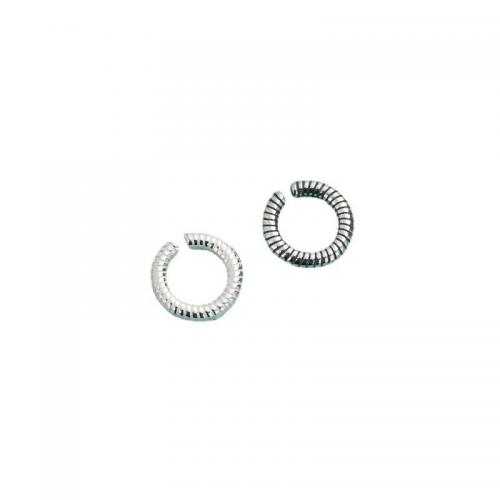 925 Ezüst Jump Gyűrű, Fánk, DIY, több színt a választás, 8.50x1.70mm, Belső átmérő:Kb 5mm, Által értékesített PC