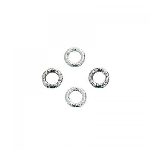 925 Ezüst Jump Gyűrű, Fánk, DIY, több színt a választás, 13.80x2.80mm, Belső átmérő:Kb 7.7mm, Által értékesített PC