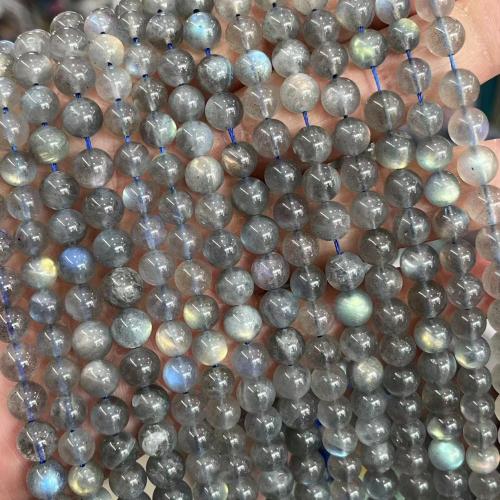 Moonstone Beads, Månesten, Runde, du kan DIY & forskellig størrelse for valg, grå, Solgt af Strand