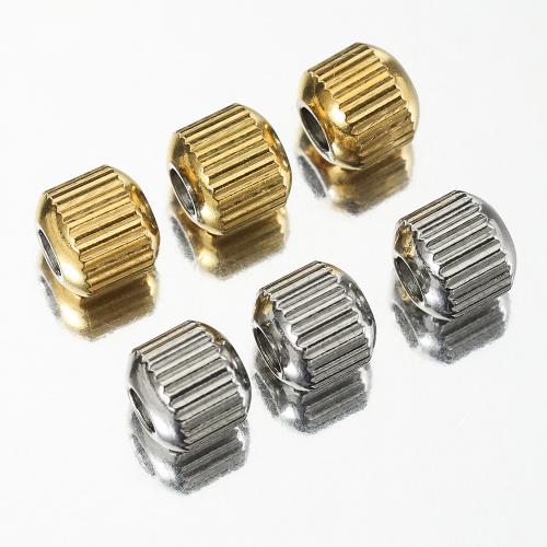Stainless Steel Spacer Beads 304 Stainless Steel Vacuum Ion Plating DIY Approx Sold By Bag