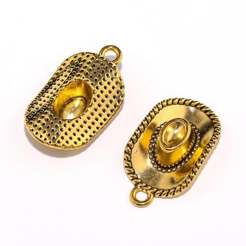 Zinc Alloy Pendants Hat plated DIY nickel lead & cadmium free Approx Sold By Bag