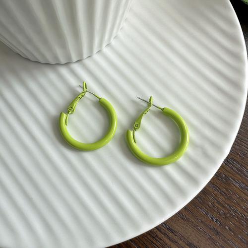 Resin Earring fashion jewelry & for woman About 25mm Sold By Pair