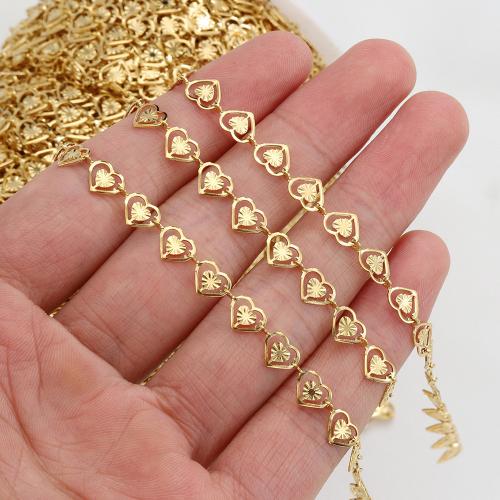 Stainless Steel Jewelry Chain 304 Stainless Steel Vacuum Ion Plating & DIY golden Approx Sold By Bag