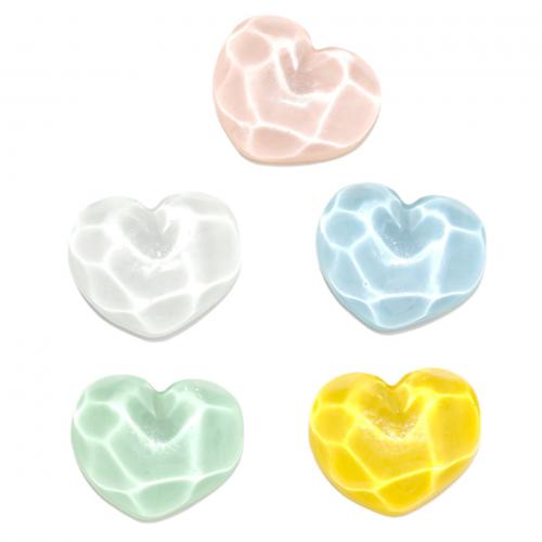 Fashion Resin Cabochons Heart plated DIY Approx Sold By Bag