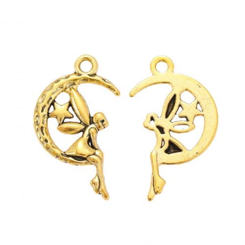 Zinc Alloy Pendants Spirit plated DIY nickel lead & cadmium free Approx Sold By Bag
