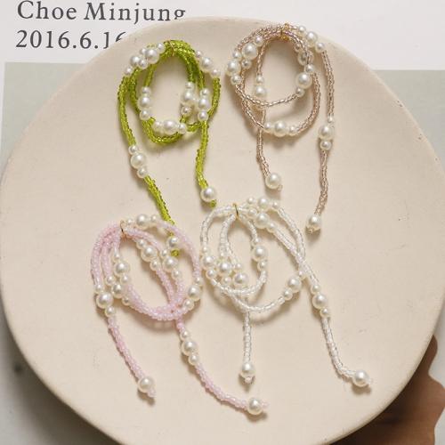Hair Accessories DIY Findings, Glass Beads, with ABS Plastic Pearl, more colors for choice, 28mm, Sold By PC