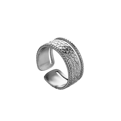 Anel de dedo de aço inoxidável, Aço inoxidável 304, joias de moda & para o homem, cor original, inner diameter 19mm, vendido por PC