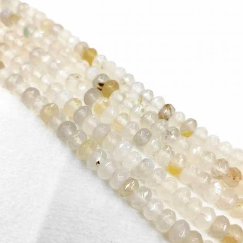 Gemstone Smycken Pärlor, Ädelsten, Rund, DIY & olika material för val, brun, 3x6mm, Såld Per Ca 38 cm Strand