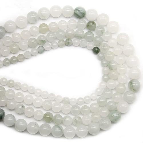 Gemstone Smycken Pärlor, Rund, polerad, DIY & olika storlek för val, fler färger för val, Såld Per Ca 38 cm Strand