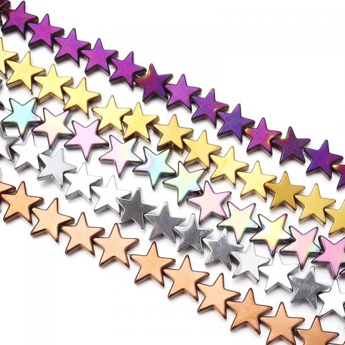 Non Magnetic Hematite Beads Star DIY 8mm Sold Per Approx 38 cm Strand
