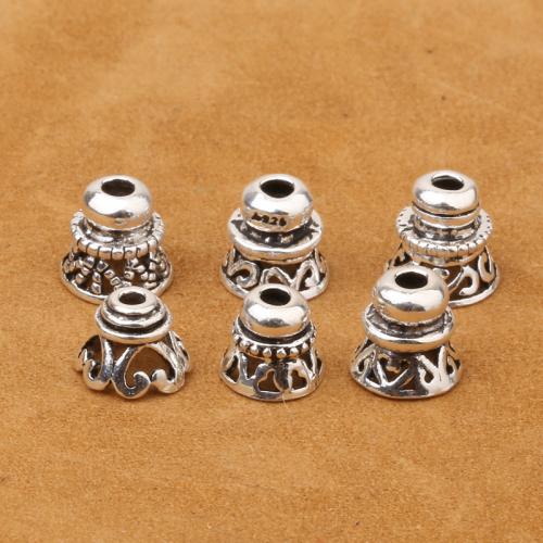 3 Rupa Guru perle, 925 Sterling Silver, možete DIY & različitih stilova za izbor & pocrniti, Prodano By PC