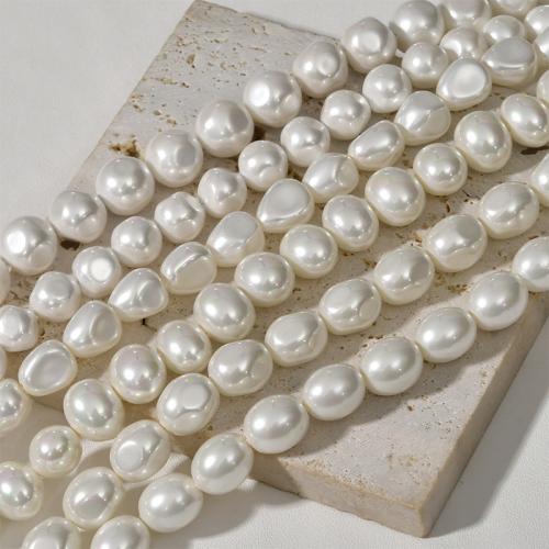 Contas de conchas do Mar do Sul, Shell Pearl, DIY & tamanho diferente para a escolha, branco, vendido por PC